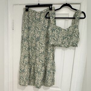 Mimi Chica two-piece floral set